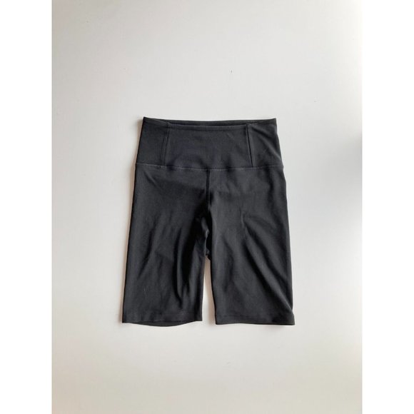 GIRLFRIEND COLLECTIVE Black Float Set Juliet Bra High Rise Bike Shorts, Size S/M - Picture 7 of 16